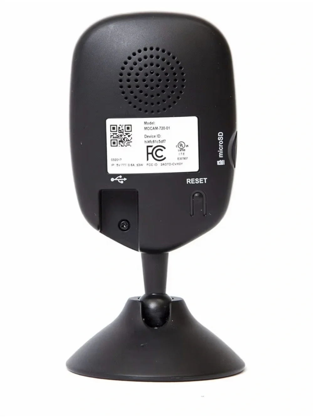 2 Compact Black Home Security Camera - Wireless Indoor Monitoring